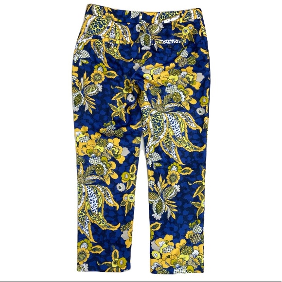 Banana Republic Pants - Banana Republic Avery lightweight blue floral paisley pants.